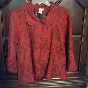 Kim Rogers 3\4 sleeve jacket cape